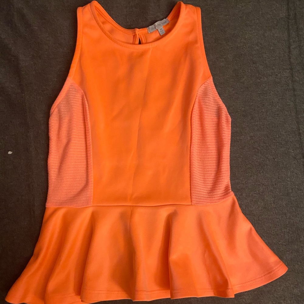 Peplum halter top